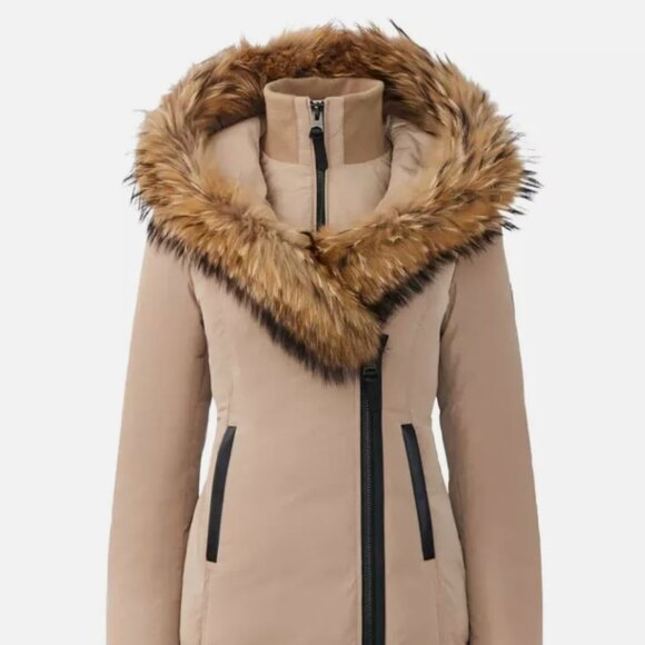 Like New Mackage Women KAY down coat natural fur Signature Mackage Collar (S) Ca